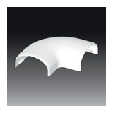 Taposócsatorna L-idom-fedél LE40-hez alap+fedél 19mmx 40mmx 90° műanyag fényesfehér LE KOPOS